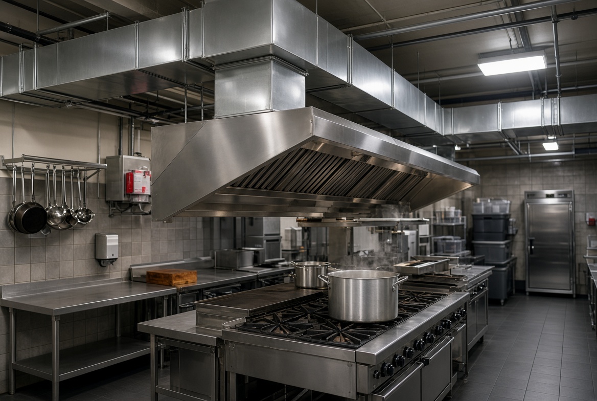 Ventilation professionnelle cuisine restaurant